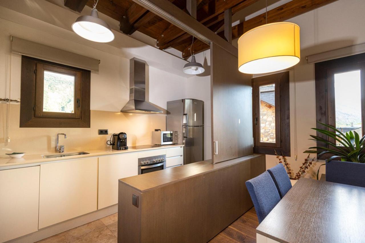 Apartamentos Casa Roldan I Benasque Bagian luar foto